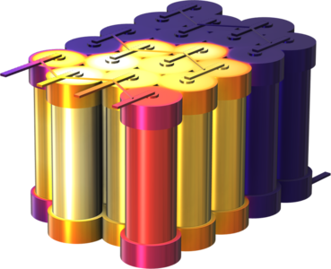 Thermal Runaway Propagation in a Battery Pack