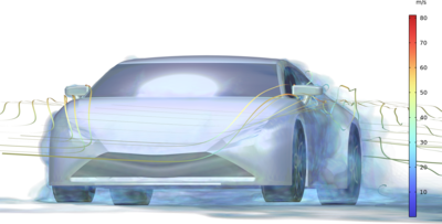 Fluid–Structure Interaction on a Sports Car Door