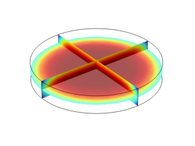 Radiative Cooling of a Glass Plate