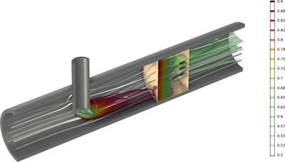 Porous Catalytic Reactor with Injection Needle