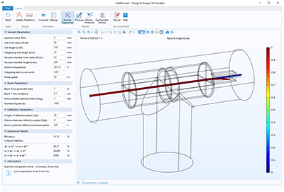 Charge Exchange Cell Simulator