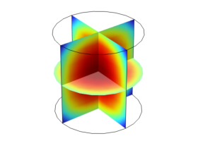 Radiative Heat Transfer in Finite Cylindrical Media — P1 Method