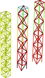 Optimization of a Truss Tower