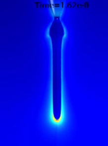 Propagation of Cathode-Directed Streamer Discharges in Air